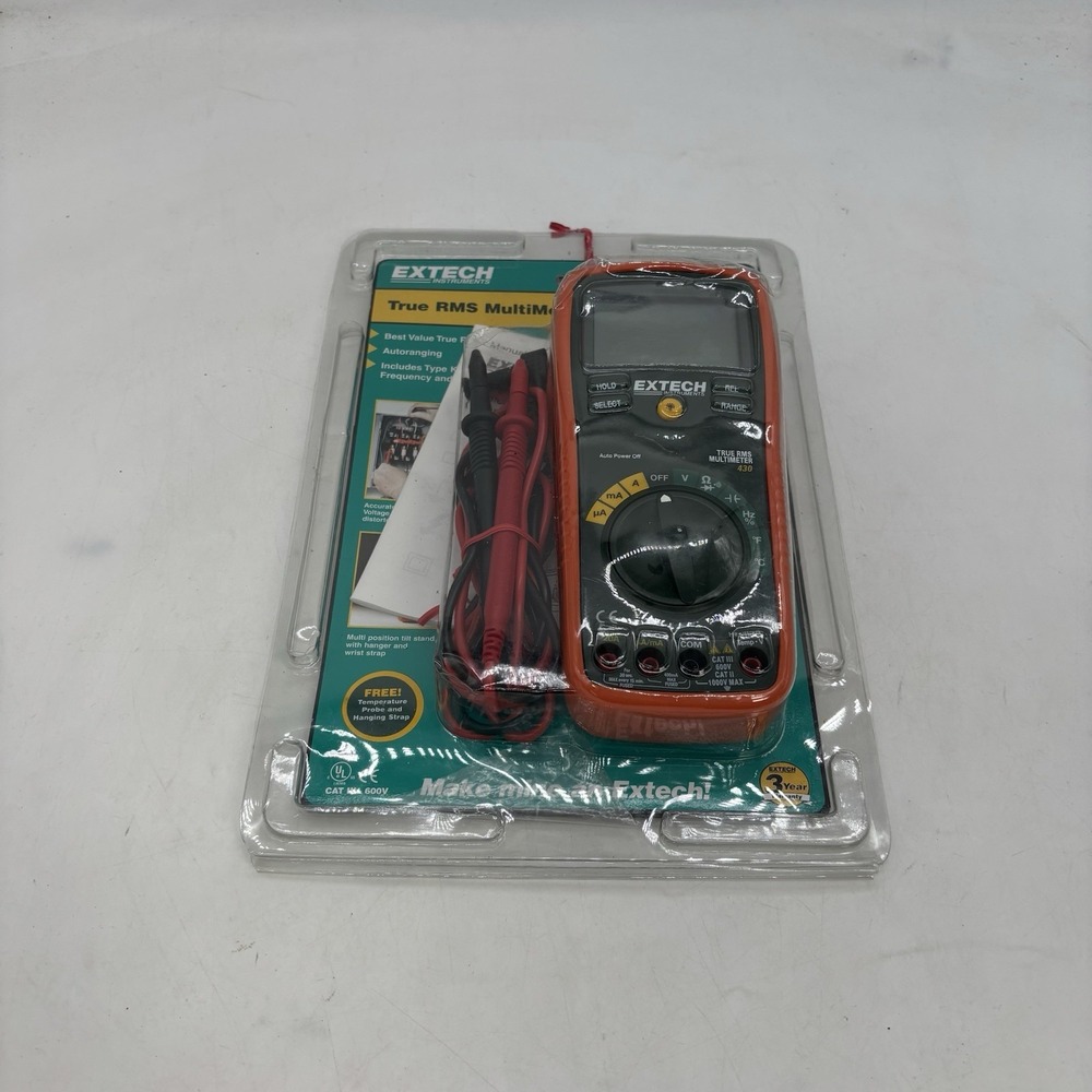 Extech EX430A: Multimeter, TRMS Autoranging DMM New In Package